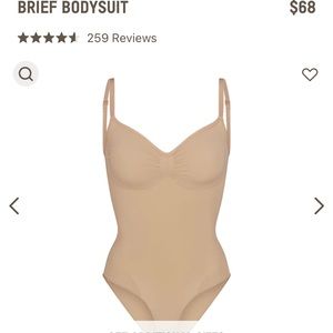 SKIMS NUDE SEAMLESS SCULPT BODY SUIT